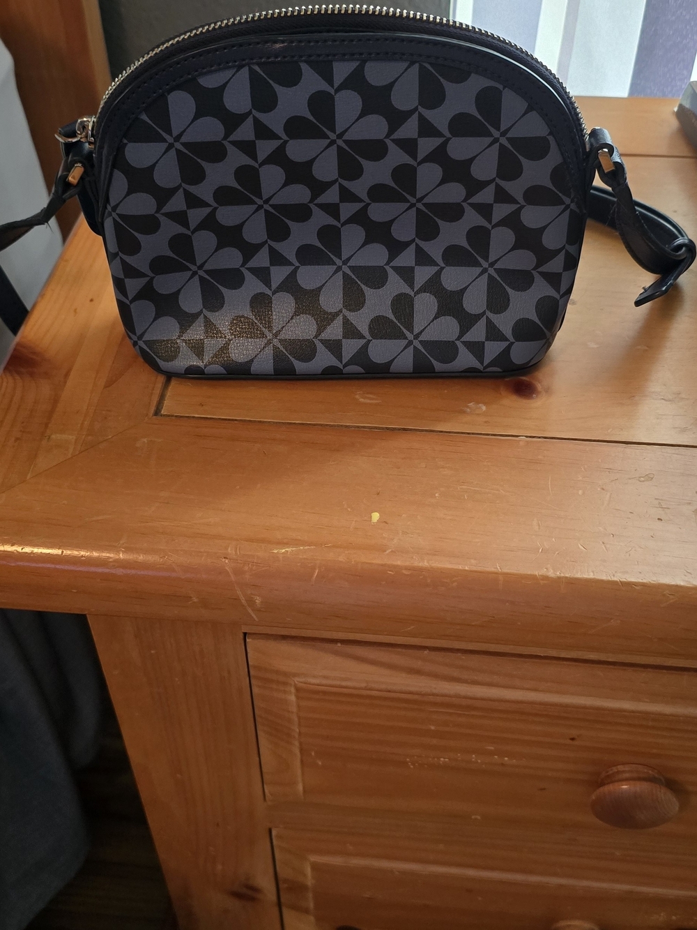kate spade Black Geometric Crossbody Bag
